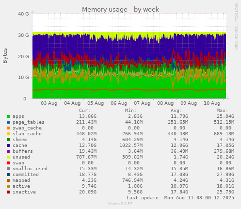 Memory usage